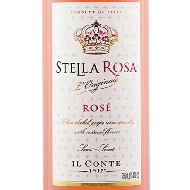 stella black rose wine