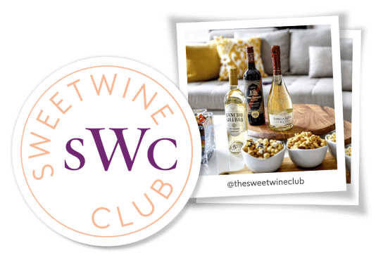 instagram mockups and sweet wine club logo
