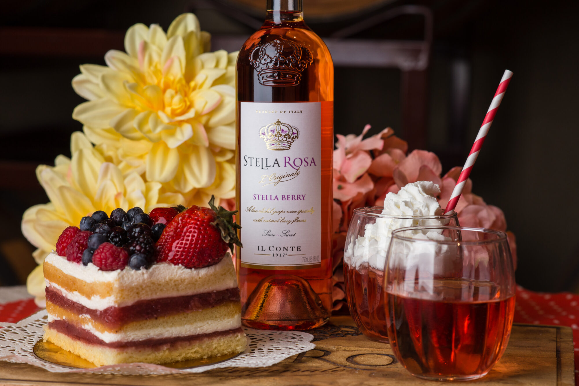 Bottle of Stella Rosa Stella Berry Wine