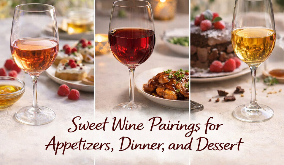 Sweet-wine-and-dish